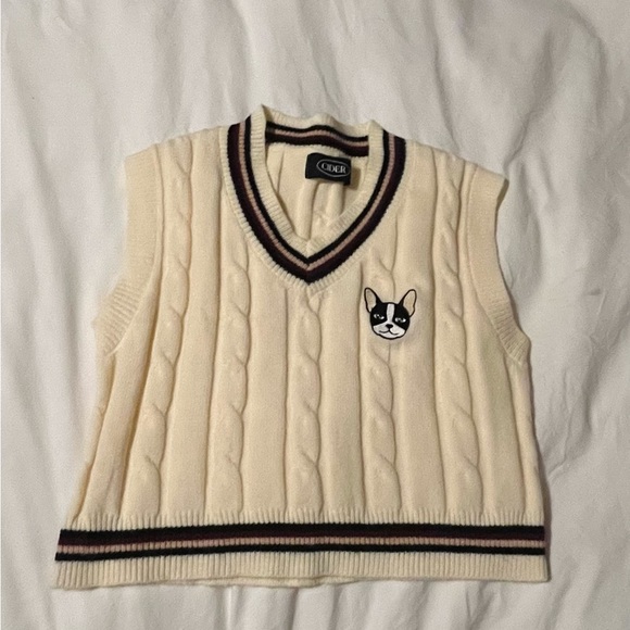 Cider Knitted Dog Sweater Vest - Picture 5 of 5